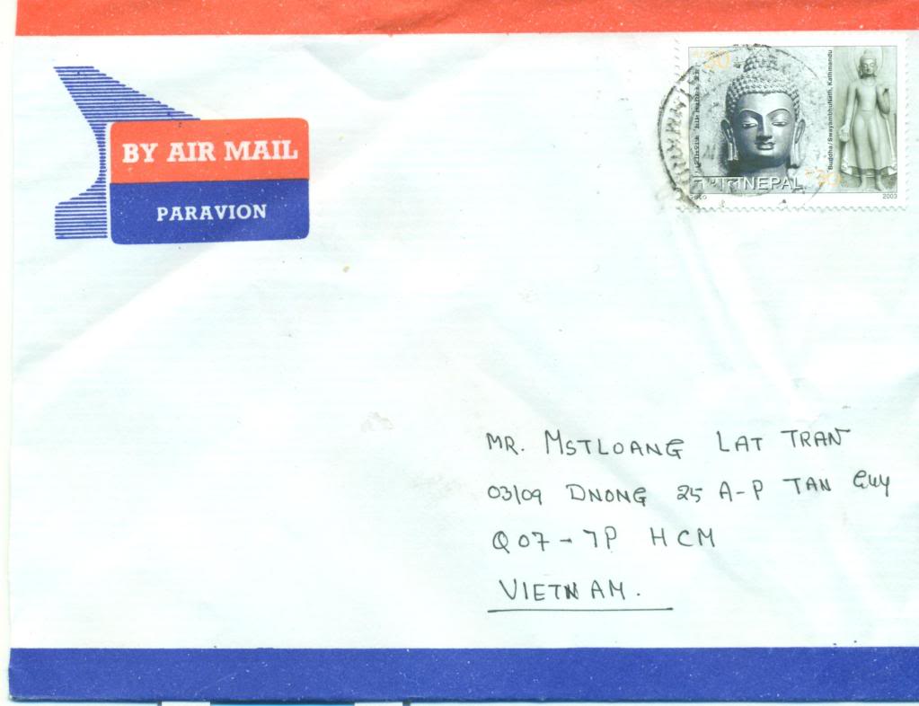 Nepal Received Letter