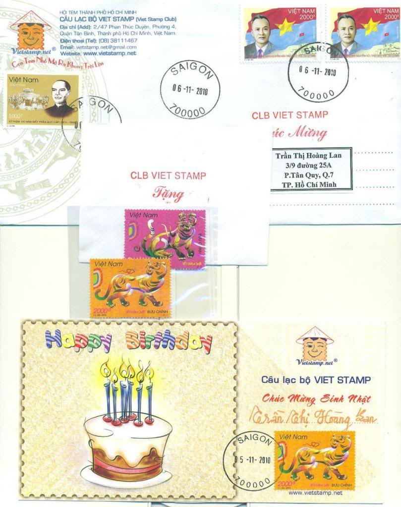 Happy Birthday Card of My Vietstamp’s club