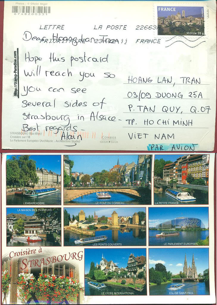 France – Starbourg Postcard